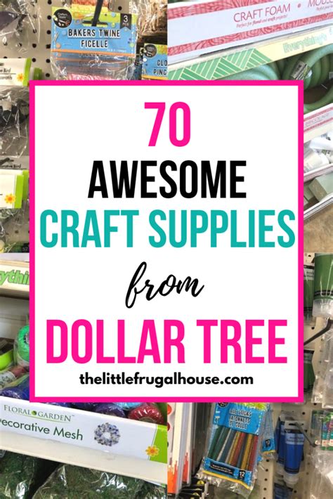 The 70 Best Dollar Tree Craft Supplies - The Little Frugal House