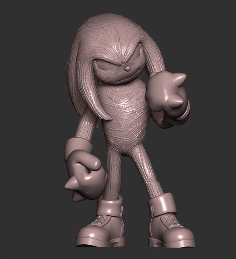 Knuckles - Sonic The Hedgehog 3D Print Model by lovemodel