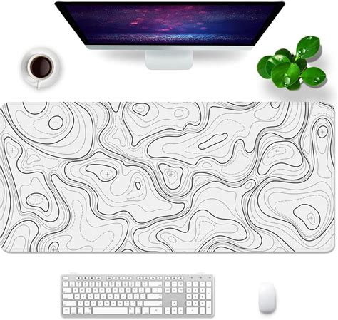 Amazon Gaming Mouse Pad XXL Large Mouse Pad Topographic Desk Mat