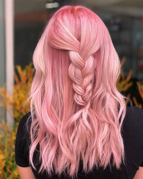 Pastel Pink Hair Color Light Pink Hair Gold Hair Colors Hair Color