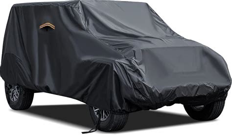 Autolion Jeep Car Cover Premium Black Full Exterior Covers Protection