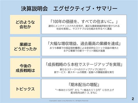 日本リビング保証通期は増収増益で過去最高益を達成 ログミーファイナンス