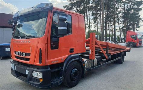 Ciężarówka do przewozu samochodów IVECO 160E na sprzedaż Litwa Vilnius