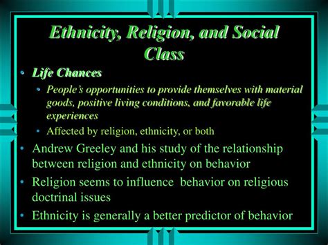 PPT - ETHNICITY AND RELIGION PowerPoint Presentation, free download ...