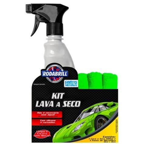 Kit Lava Auto Lavagem A Seco Rodabrill Veneza