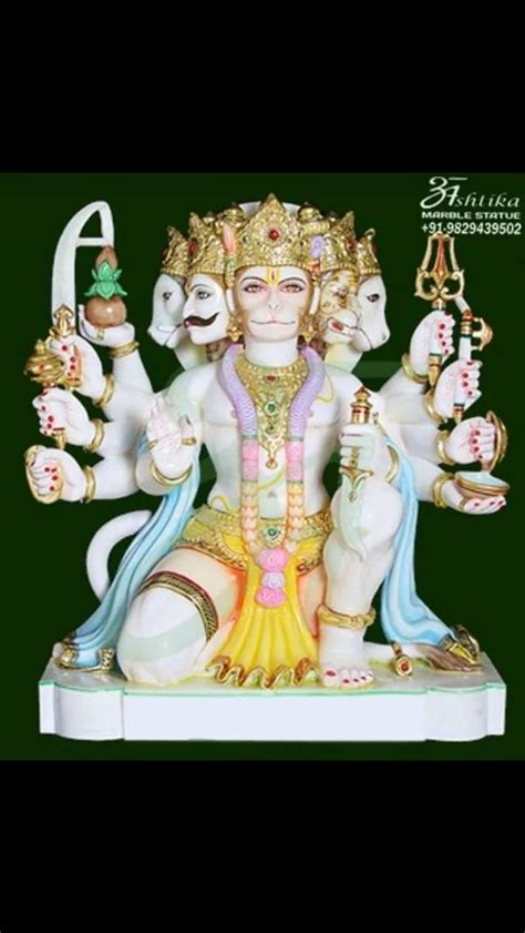 Marble Panchmukhi Hanuman Statue Temple At Rs 45000 In Jaipur ID