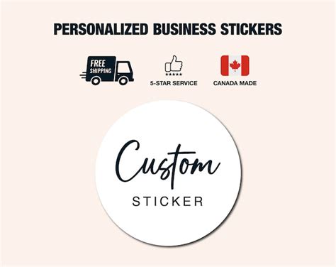 Logo Stickers & Labels Sticker Label Sheets Business Stickers business ...