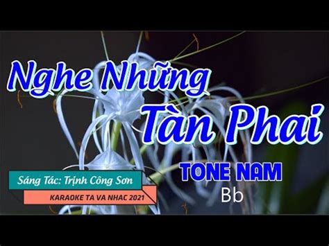 Karaoke I Nghe Nh Ng T N Phai Tone Nam Tavanhac Youtube