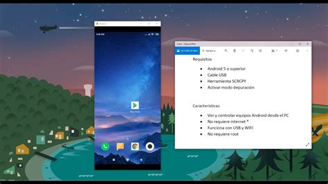 Ver y controlar pantalla de teléfono android desde la PC con SCRCPY