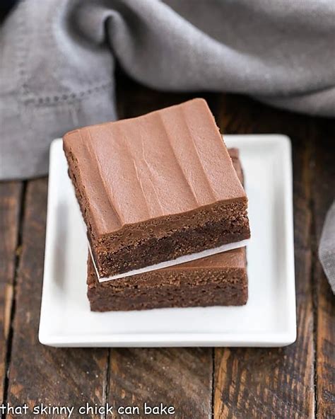 Frosted Brownies Recipe Rich And Fudgy That Skinny Chick Can Bake