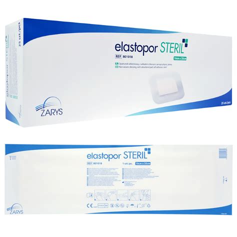 Plaster W Kninowy Z Opatrunkiem Ch Onnym Sterylny X Cm Elastopor