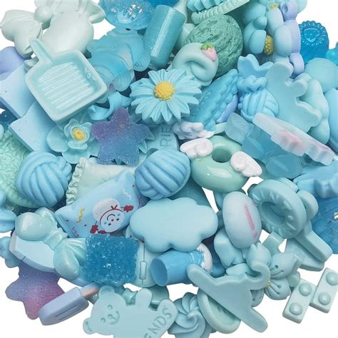 Amazon Chenkou Craft Pcs Lots Mix Assorted Baby Blue Craft Diy