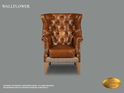 Chesterfield Harris Tweed Fauteuil Wallflower Hunting Lodge