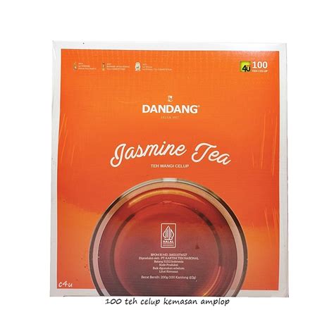 Dandang Teh Celup AMPLOP JASMINE TEA 1 BOX Isi 100 Pcs Lazada