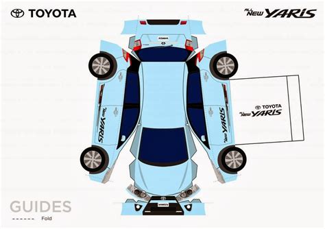 Toyota Supra Papercraft Template