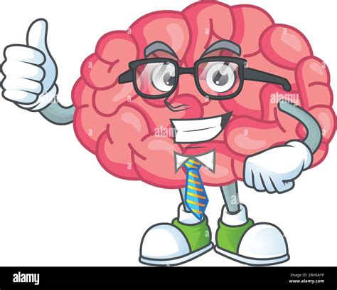 Cartoon character design of brain successful businessman Stock Vector ...