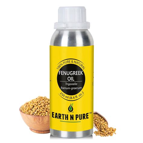 Earth N Pure Fenugreek Seed Oil Methi Oil Cold Pressed Natural And