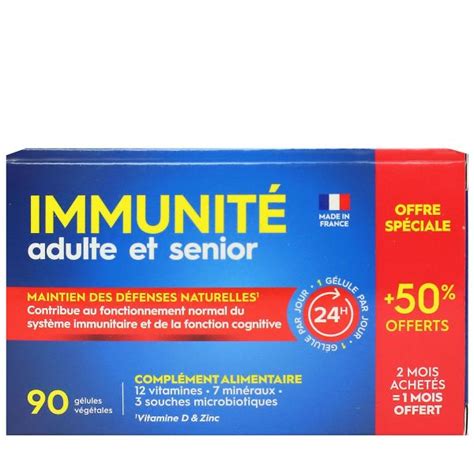 Immunit Adulte Et Senior Maintien D Fenses Naturelles G Lules