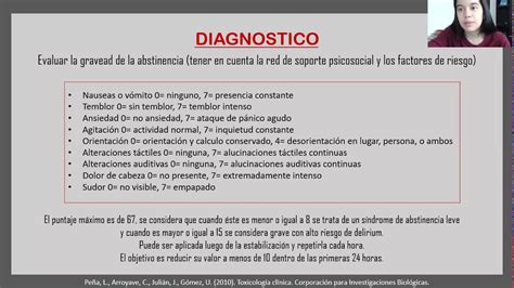 p4 Síndrome de abstinencia alcohólica Diagnostico y tratamiento