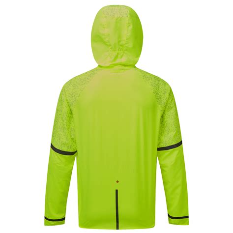 Ronhill Life Nightrunner Men S Running Jacket Fluo Yellow Flame