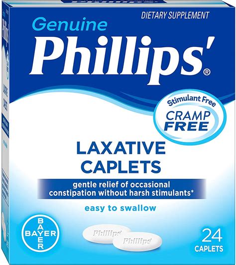 Phillips Laxative Caplets 24 Ea Pack Of 3