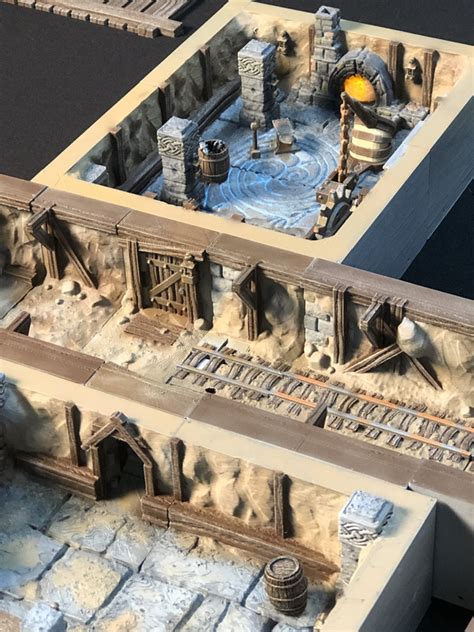 Tabletop Fix Tomb Guardians 3d Printable Dwarven Mine Kickstarter