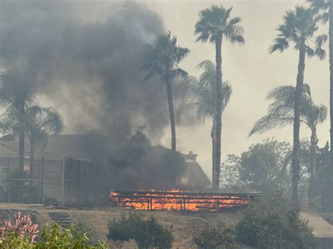 Multiple Brush Fires Broke Out In The Inland Empire Charring Hundreds