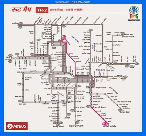 Bhopal City Bus Routes: Bhopal City Bus Route No. TR2