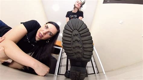 Olivia And Tara Try To Crush Him Under Your Boot Vr 360 Full Hd