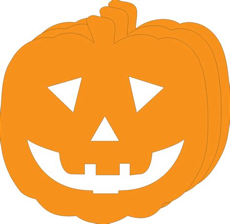 Small Single Color Cut Out Jack O Lantern Creative Shapes Etc