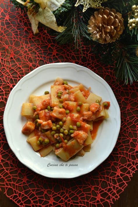 Calamarata Con Persico E Piselli Cucina Che Ti Passa