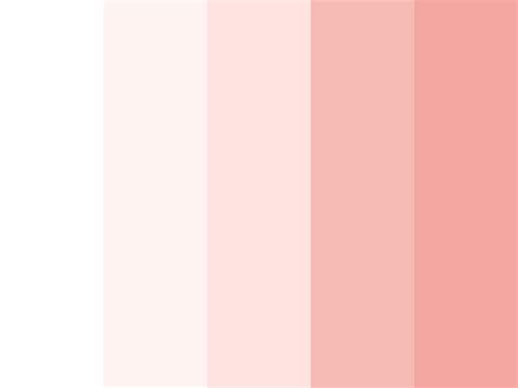 white pink color palette