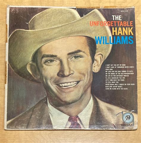 The Unforgettable Hank Williams Hank Williams Pauls Boutique Records