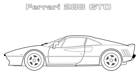 Disegni Di Ferrari Da Colorare Disegni Colorare