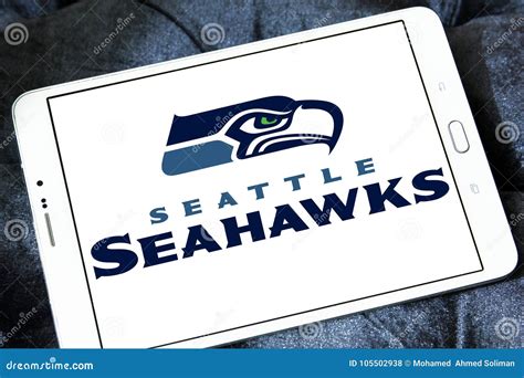 Logotipo Americano Da Equipa De Futebol Dos Seattle Seahawks Foto De