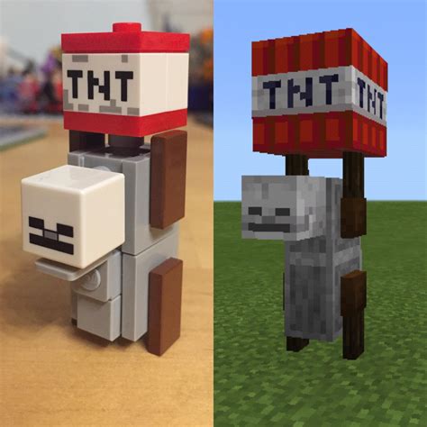 I made the Minecraft TNT Yeeter in Lego : r/just2good