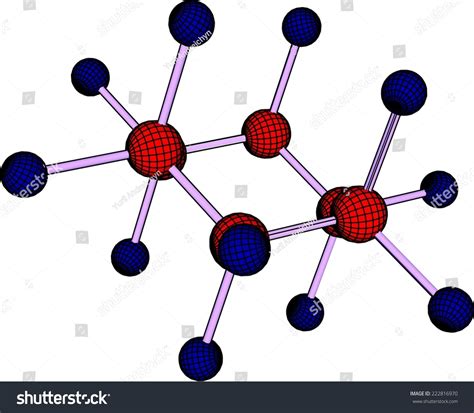 molecule structure - Royalty Free Stock Vector 222816970 - Avopix.com