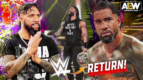 Omg Jey Uso Quits Wwe Jey Uso Returns Roman Reigns Blood Line