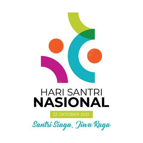 Il Logo Di Hari Santri Nasional Tahun 2021 Giornata Nazionale Dei