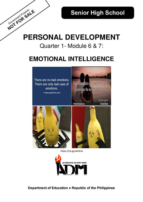 Personal Development Q1 Mod 6 7 Emotional Intelligence V5 Personal