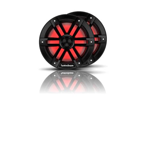 M B Rockford Fosgate Black Color Optix Marine Way Speakers