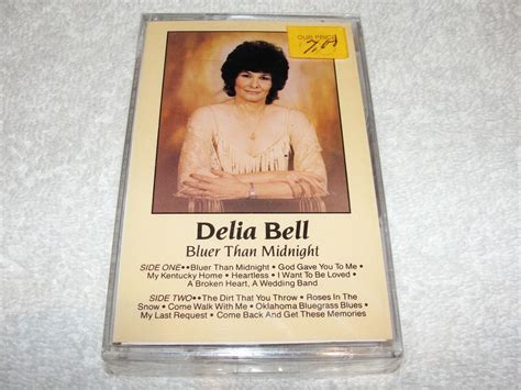 Delia Bell Bluer Than Midnight 1978 Bluegrass Cassette Sealed And New