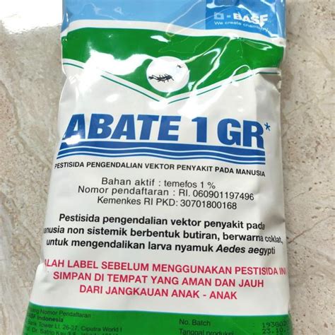 Jual Abate 1GR 1kg Kemasan Botol Ampuh Basmi Jentik Nyamuk DBD Shopee