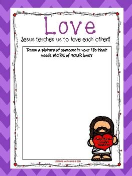 Advent Workbook Week 4:LOVE by Lessons With Luisa Izzo | TPT