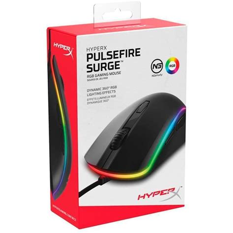 Mouse Hyperx Pulsefire Surge Rgb Dpi Negro