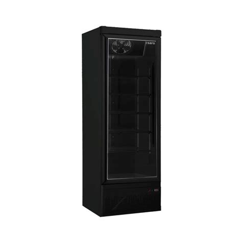 Tiefkühlschrank Glastür Modell GTK 560 schwarz