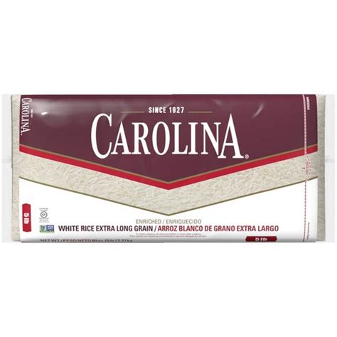 Carolina Gold Enriched Extra Long Grain Parboiled Rice 5 Lb Carry