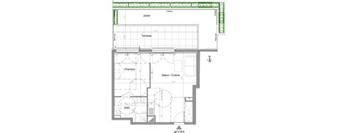 Plan Appartement T De M Neuf R Sidence Les Terrasses Du