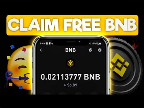 How To Get Free Bnb Coin In Trust Wallet Earn Free Binance Coin Youtube