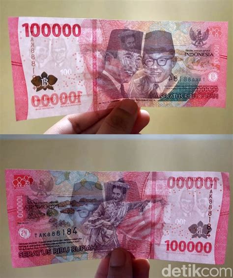 Beda Uang Rupiah Lama Dan Baru Yang Tiga Nolnya Hilang Saat Diterawang